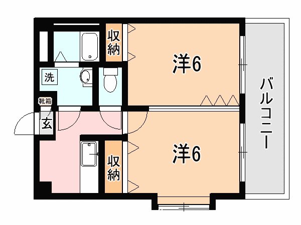 サンステージ荒田  間取り