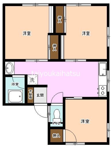 フロスト田上台 間取り