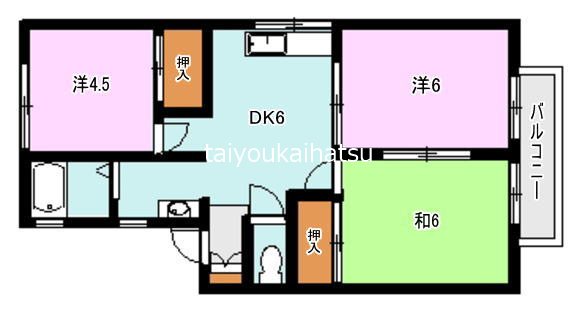 コンフォート伊敷台 間取り