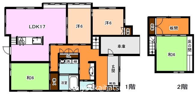 桜ヶ丘8丁目戸建 間取り